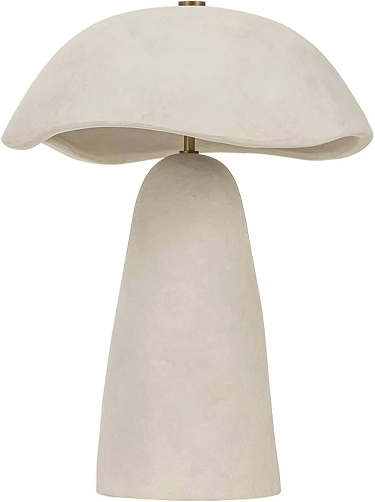 Troy Lighting PTL1222-PBR/CAE Soloma 2 Light Table Lamp Patina Brass Ceramic Artisan White Finish | Amazon (US)