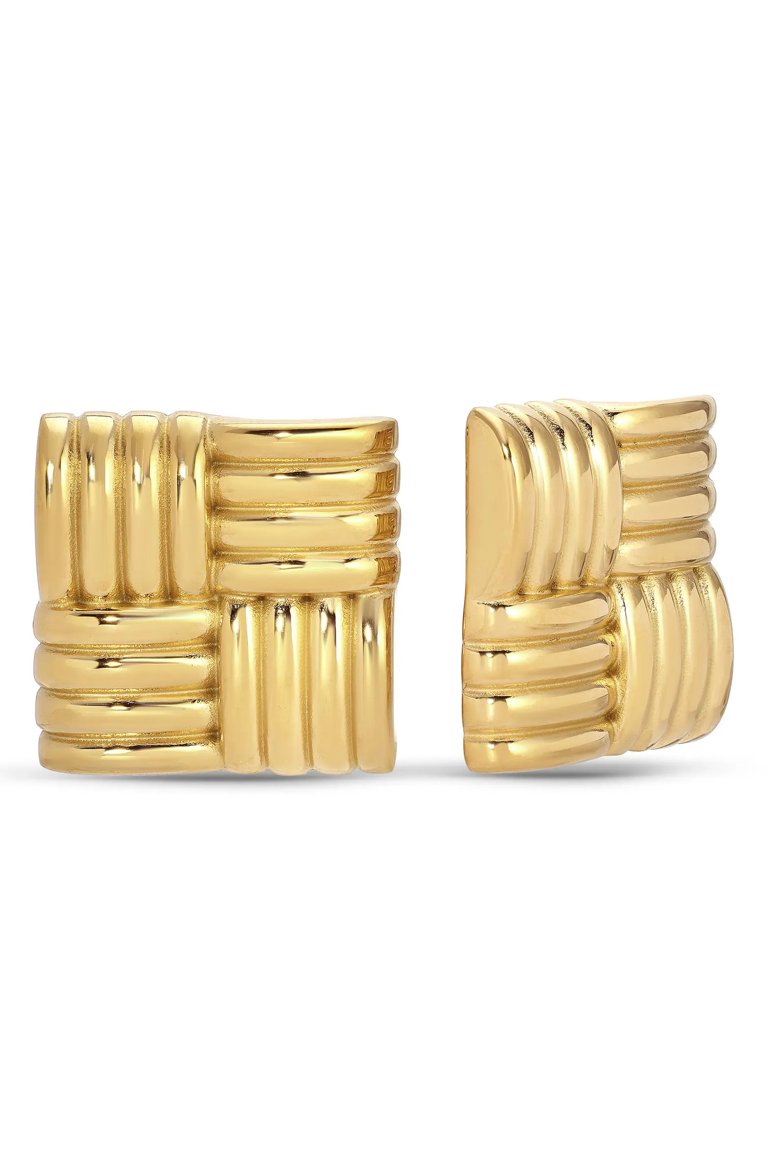 EYE CANDY LOS ANGELES Mateo Square Stud Earrings | Nordstromrack | Nordstrom Rack