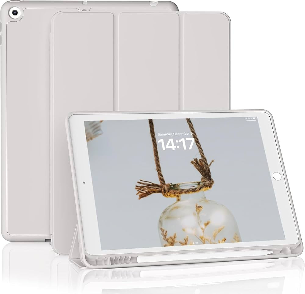 Case for iPad 10.2 Inch 2021/2020/2019, iPad 9th/8th/7th Generation Case with Apple Pencil Holder... | Amazon (US)