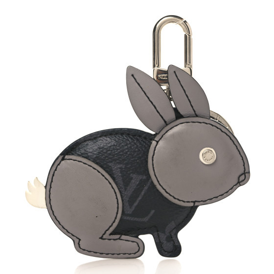 LOUIS VUITTON Monogram Eclipse Rabbit Bag Charm Key Holder | FASHIONPHILE (US)