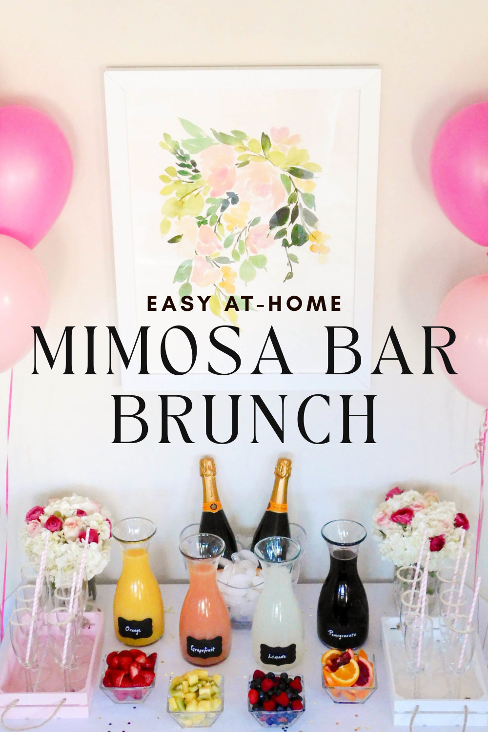 Easy mimosa bar ideas for hosting a spring brunch at home! 🥂 Perfect for Easter, Mother's Day, baby or bridal showers, and more!  

 #LTKHome