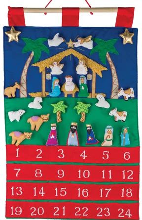 Nativity Fabric Advent Calendar | Wayfair North America