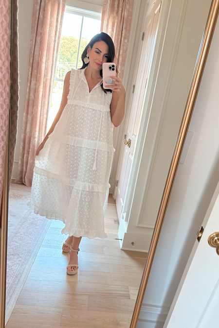 Ethereal summer white dress under $100 would be the perfect vacation outfit and summer dress! #rdbabe #summerdress #whitedress #vacationoutfit 

#LTKunder100 #LTKtravel #LTKSeasonal