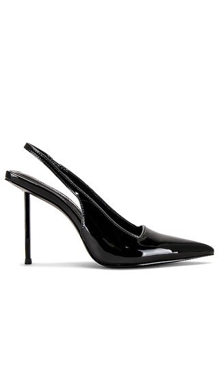 FEMME LA G63 Slingback Pump in Black. | Revolve Clothing (Global)