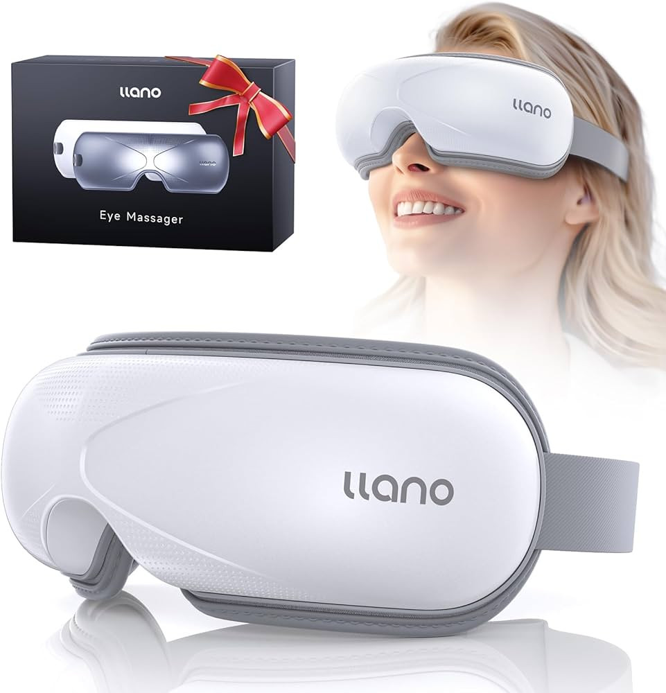 Llano Eye Massager with Heat, Portable Eye Massage with Bluetooth Music, Smart Eye Mask Massager ... | Amazon (US)
