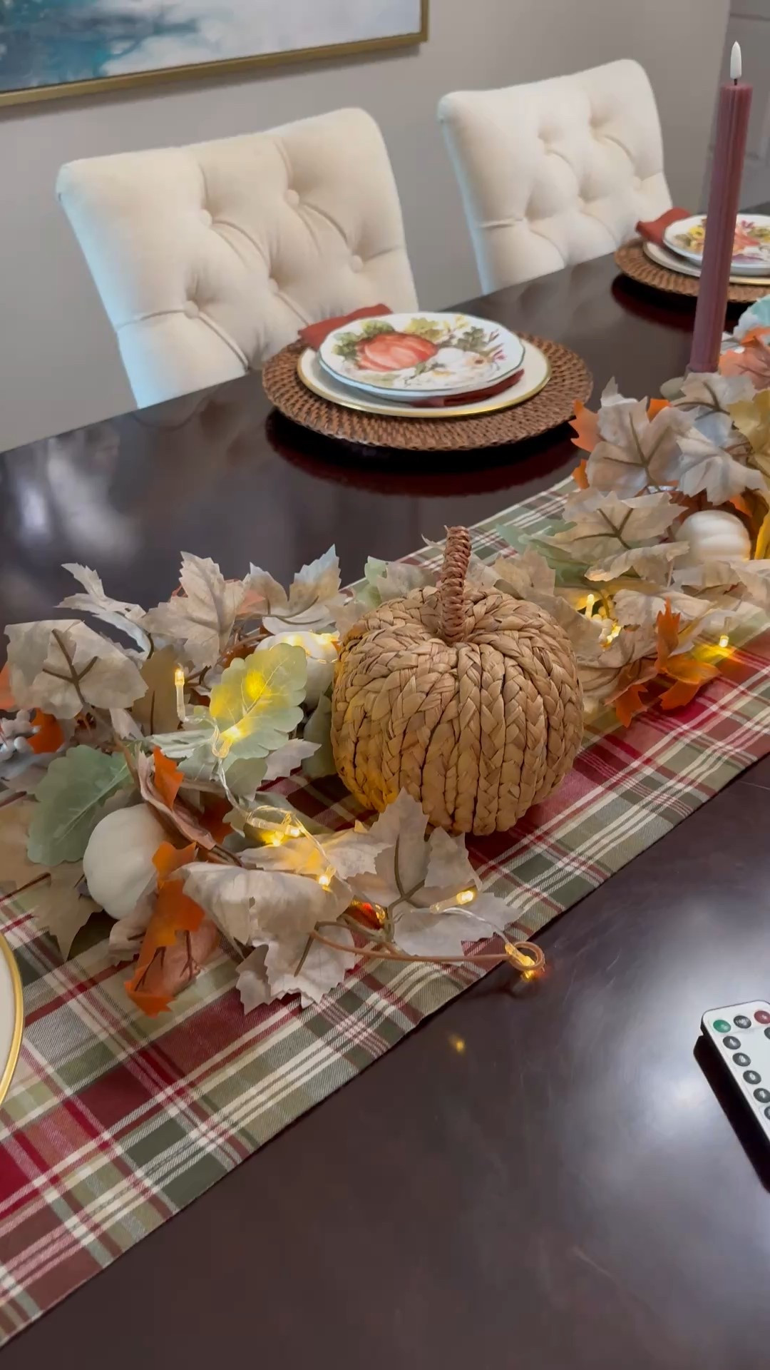 Thanksgiving table decor, plaid table runner, fall garland, thanksgiving entertaining 

#LTKHome #LTKSeasonal #LTKHoliday