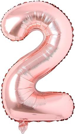 Rose Gold 32 inch Letter Balloons Alphabet Balloons Foil Mylar Party Wedding Bachelorette Birthda... | Amazon (US)