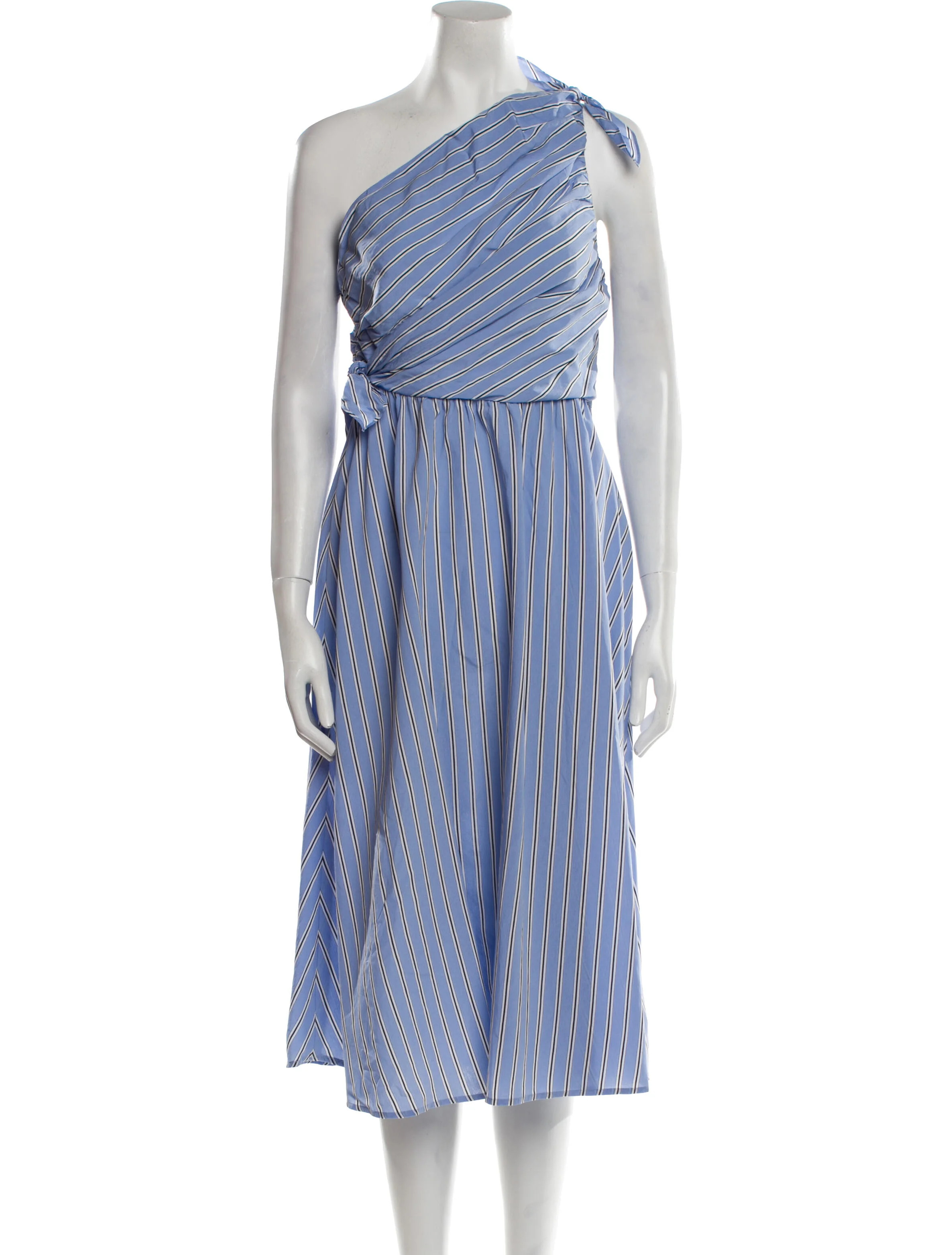 Striped Midi Length Dress | The RealReal