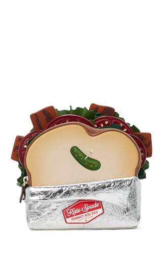 kate spade new york Glamwich Embellished Leather 3D Sandwich Crossbody Bag, Multi | Amazon (US)