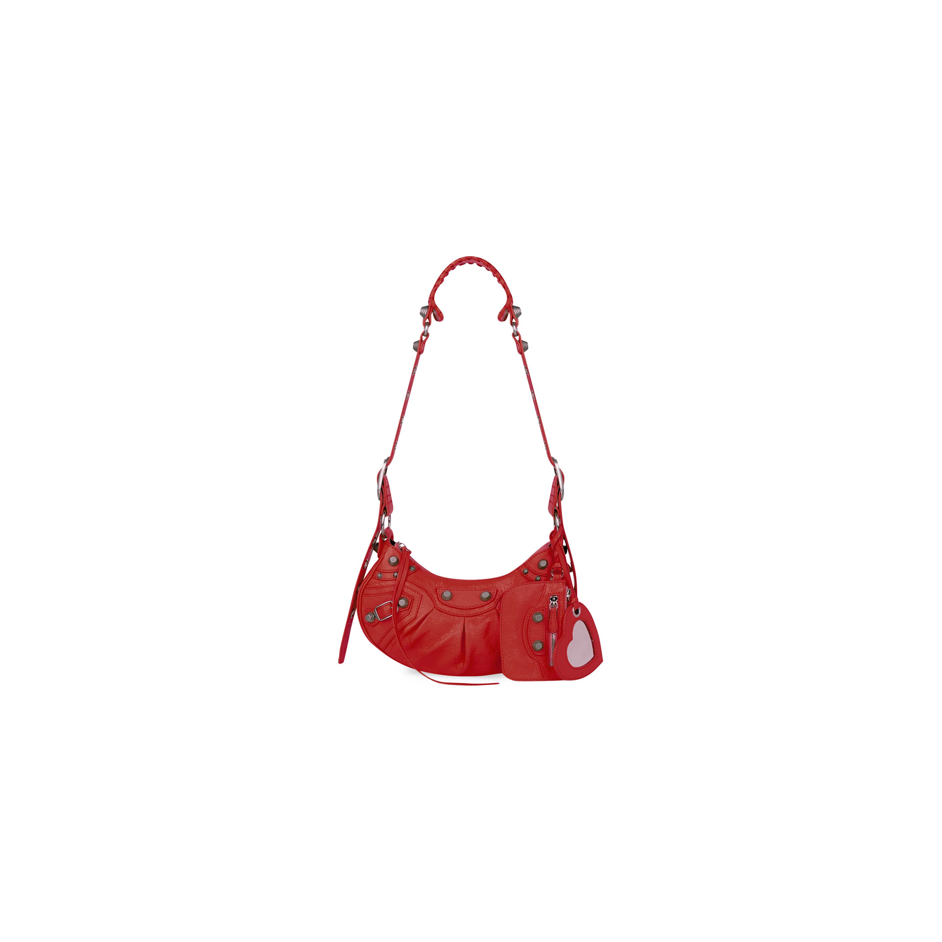 Balenciaga Le Cagole XS Shoulder Bag Red - Women's -Lambskin | Balenciaga