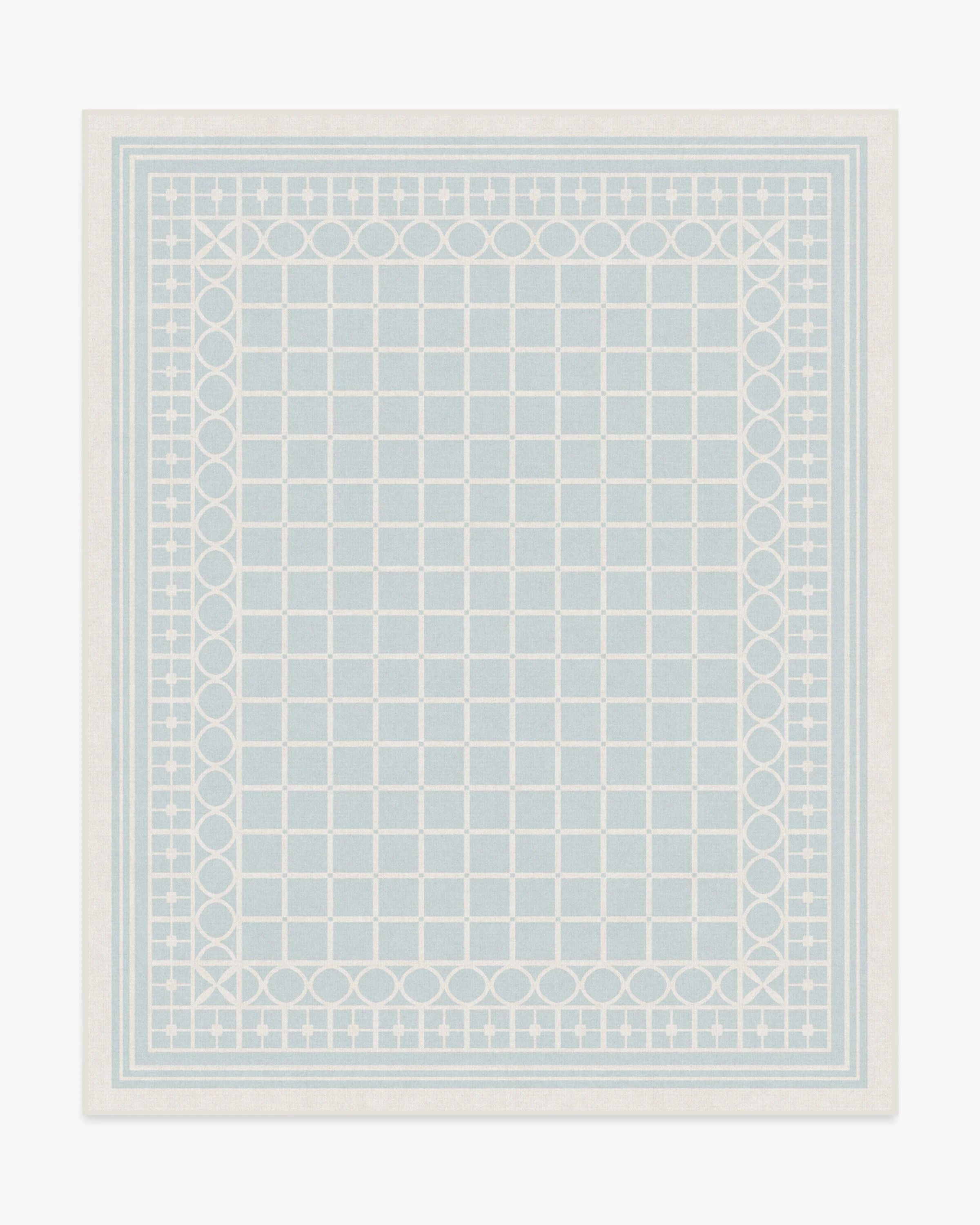 Palm Beach Powder Blue Rug by Gray Malin | Ruggable US | Ruggable