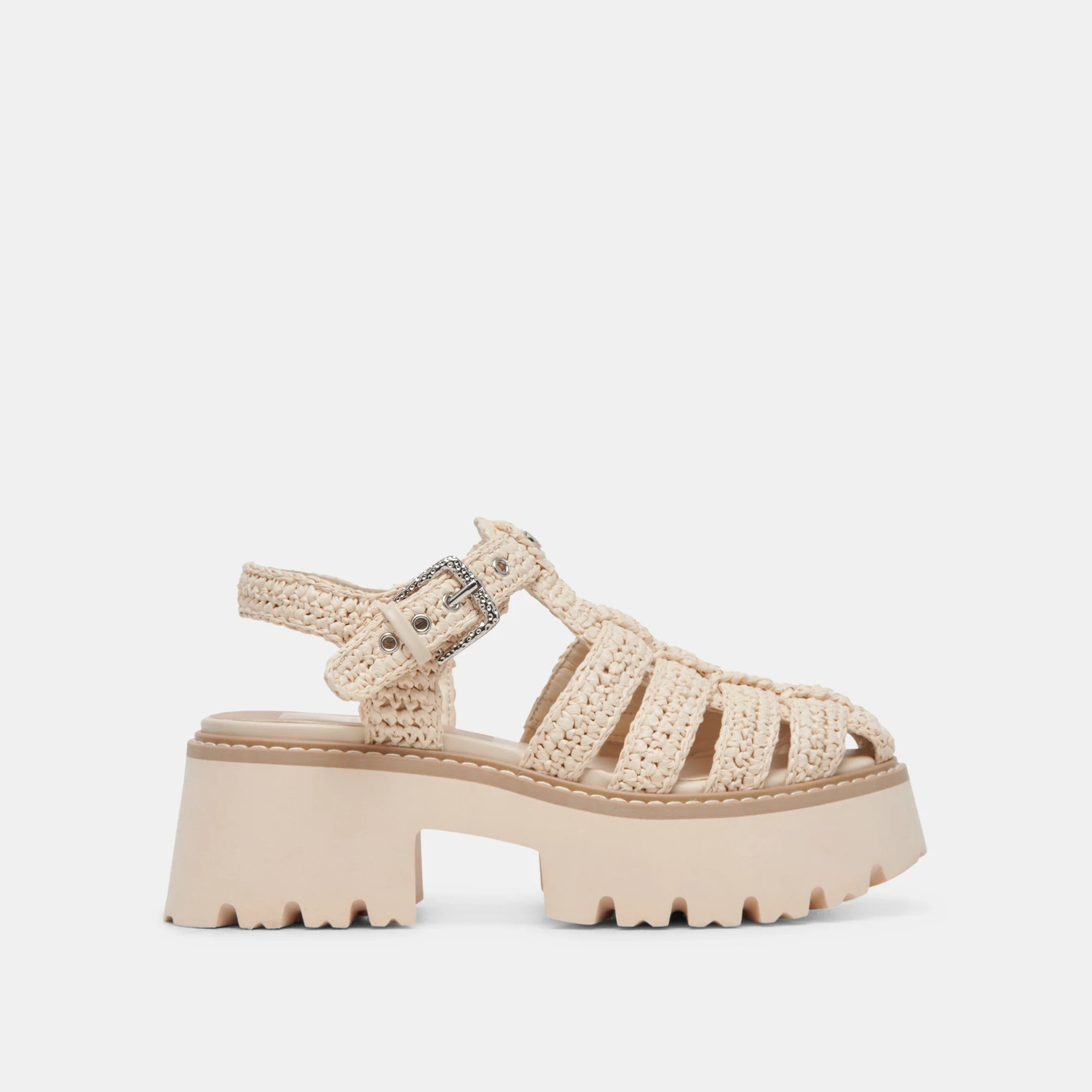 Lasly Sandals Oatmeal Knit | DolceVita.com