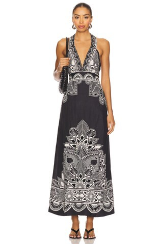 Scarlett Poppies Serafina Dress in Onyx Black & Vanilla from Revolve.com | Revolve Clothing (Global)