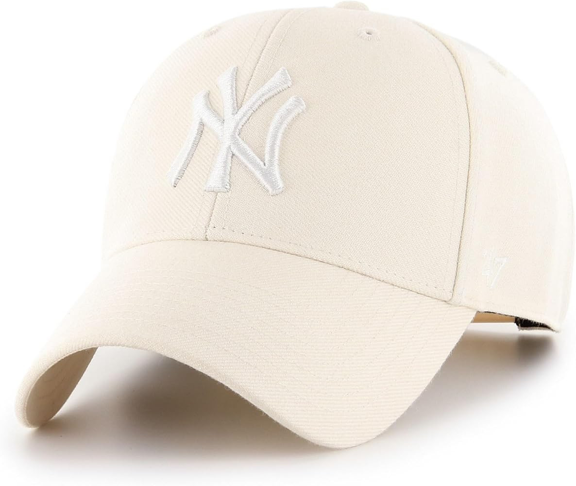 '47 Brand MLB New York Yankees Cap B-MVPSP17WBP-NTC, Mens, Beige/Natural/White, | Amazon (US)
