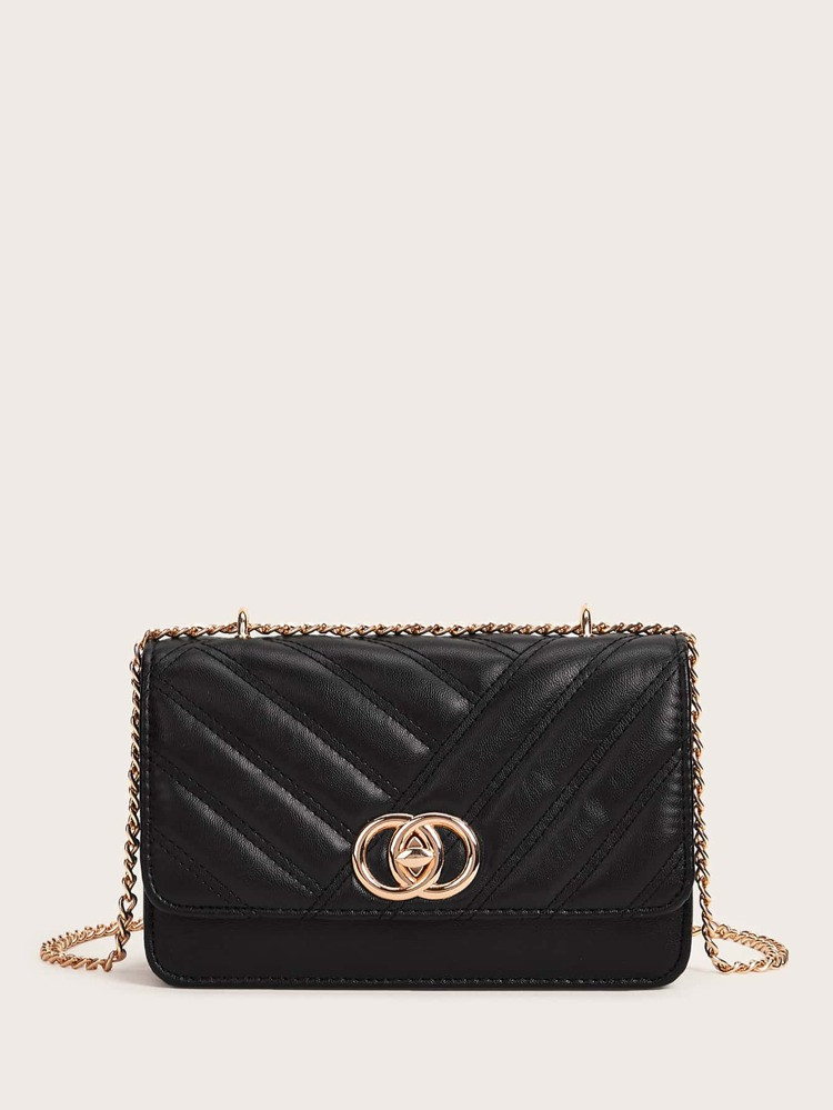 Flap Chain Crossbody Bag | SHEIN