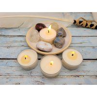 Pack Of 4 Sandalwood Tea Light Candles/1.5 Inch Tealight T-Lite Candle Meditation Altar Spiritual | Etsy (US)