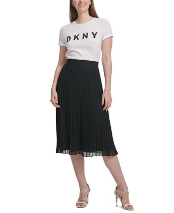 DKNY Pleated Midi Skirt & Reviews - Skirts - Women - Macy's | Macys (US)