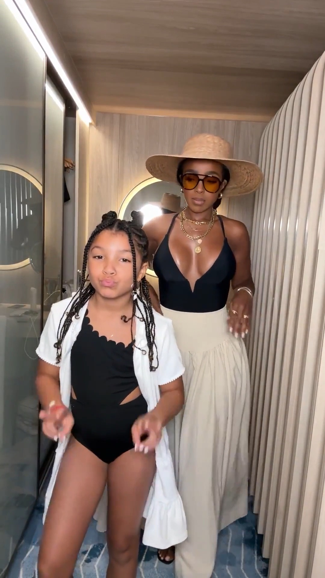 Hi babes ✨ Scroll to shop this elevated vacation look 🤍

This outfit is giving effortless resort energy while still feeling comfortable and easy to wear. Coordinated looks like this always feel extra special, especially for matching moments with your mini while still keeping that elevated polished vibe.

Perfect for beach days, resort dinners, vacations, or matching family moments.

📏 Measurements: 5’4”, 140 lbs, 34D bust, 27” waist, 40” hips  
Wearing a size Small

#LTKU #LTKootd #LTKvlog