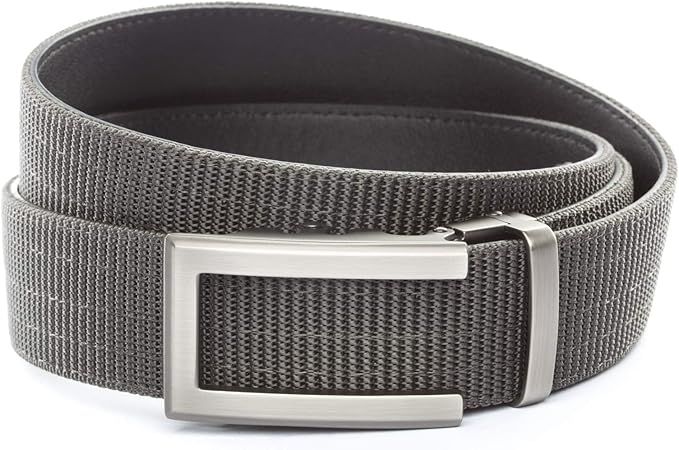 Anson Belt & Buckle - Men's 1.5" Traditional Gunmetal Buckle with Concealed Carry Ratchet Belt St... | Amazon (US)