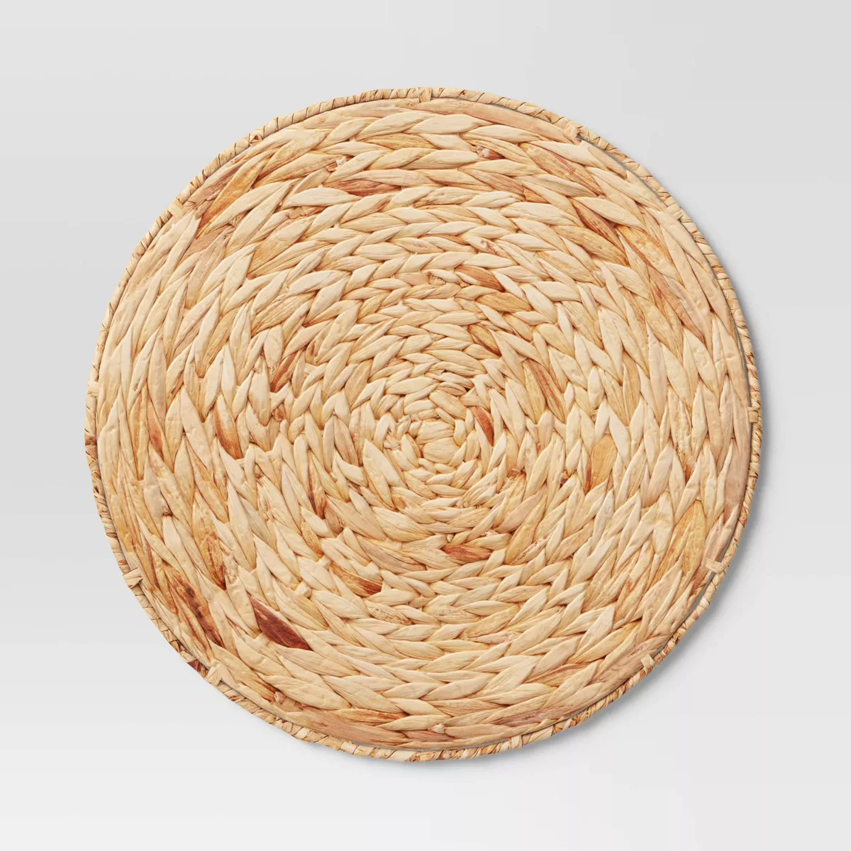 Water Hyacinth Charger Placemat - Threshold™: Round Off-White Table Decor, Traditional Style, 1... | Target