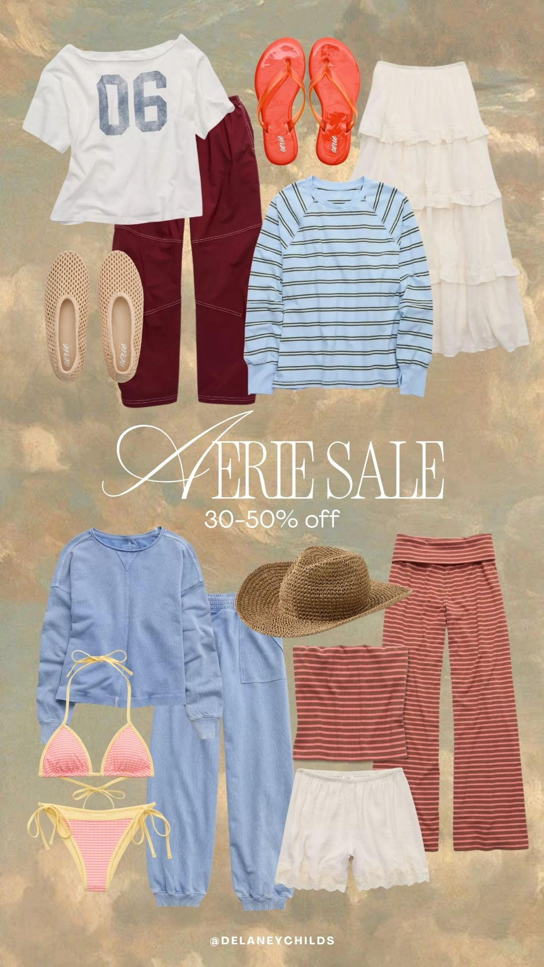 some cutie summer picks 30-50% off from Aerie! 

 #LTKdayinmylife #LTKgrwm #LTKSaleAlert