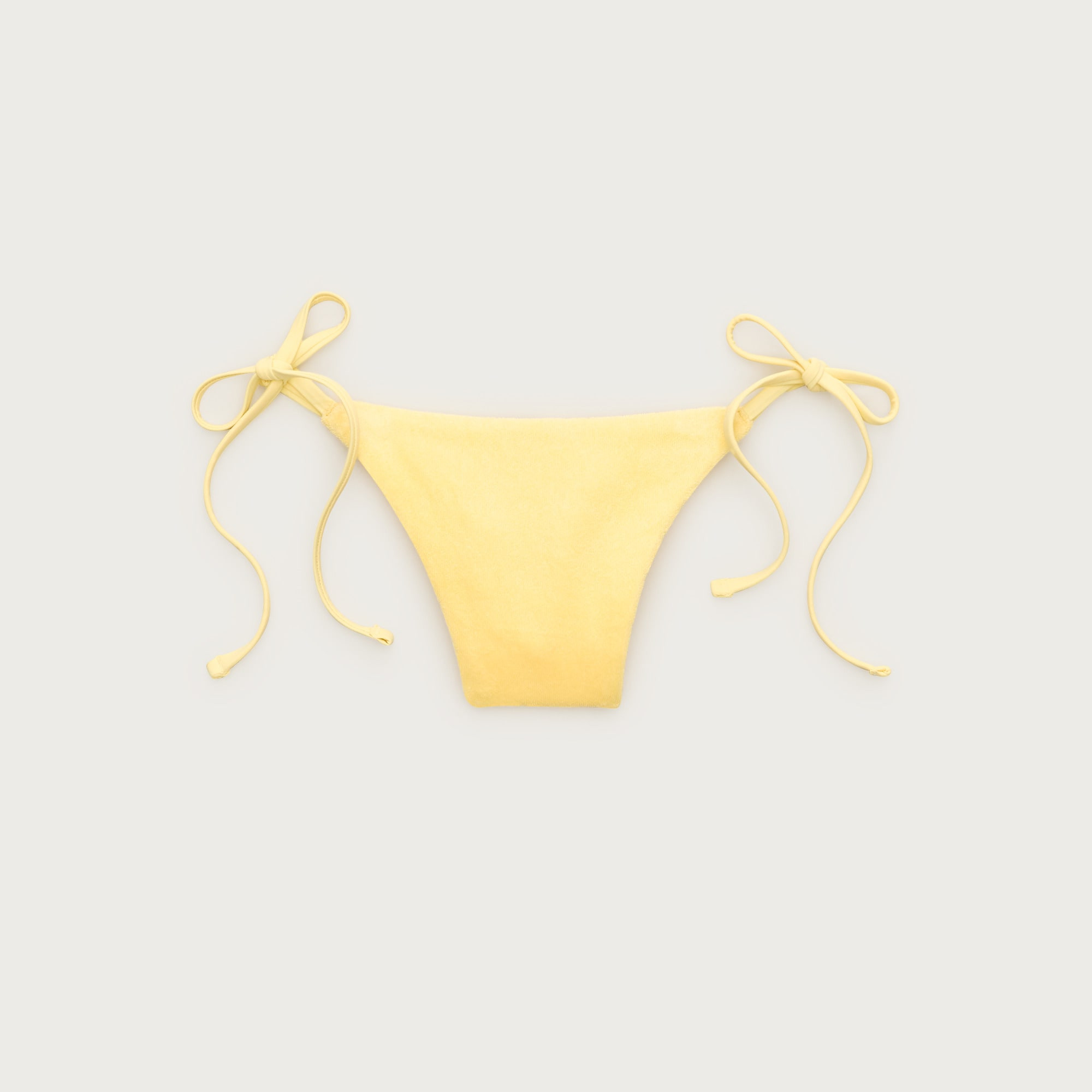 Cheeky string bikini bottom in towel terry | J. Crew US