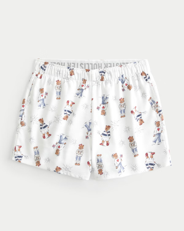 Women's Flannel Boxer Shorts | Women's Bottoms | HollisterCo.com | Hollister (UK)