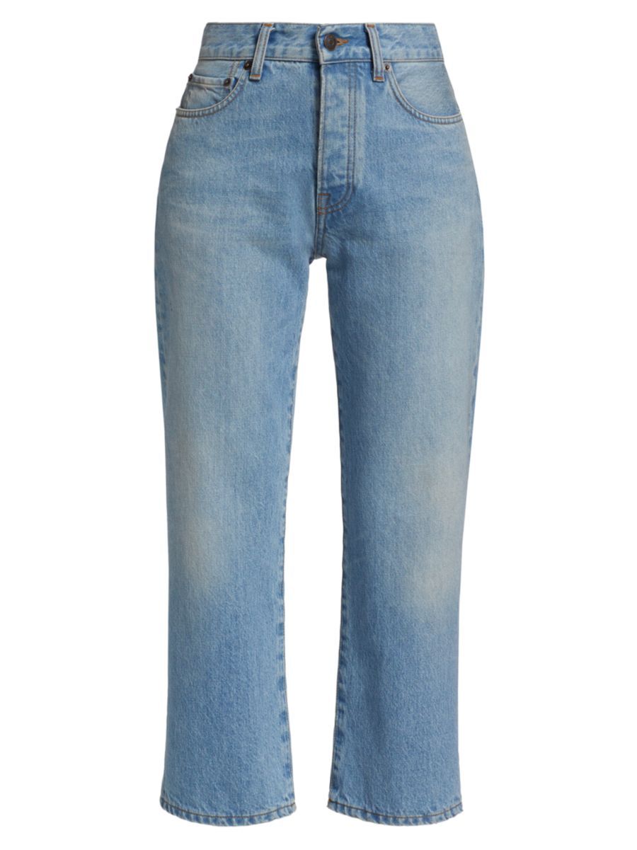 Lesley High-Rise Crop Jeans | Saks Fifth Avenue