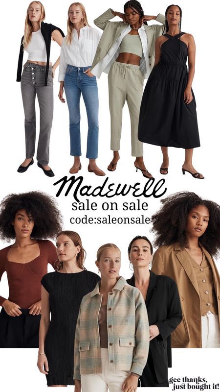 Madewell is currently offering an additional 50% off certain sale items! Run! Use code: SALEONSALE!! 

#LTKstyletip #LTKsalealert