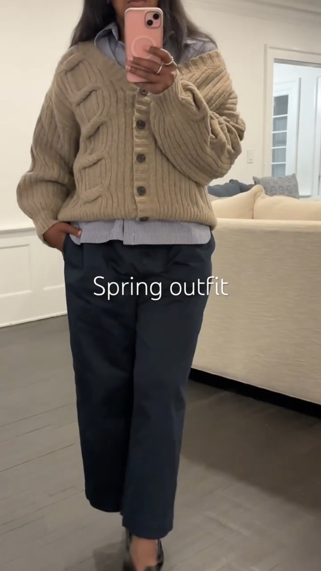Spring outfit sweater loafers work wear outfit #style #fashion #workoutfit #workwear #spring #nyc @Target @jcrew #bananarepublic 