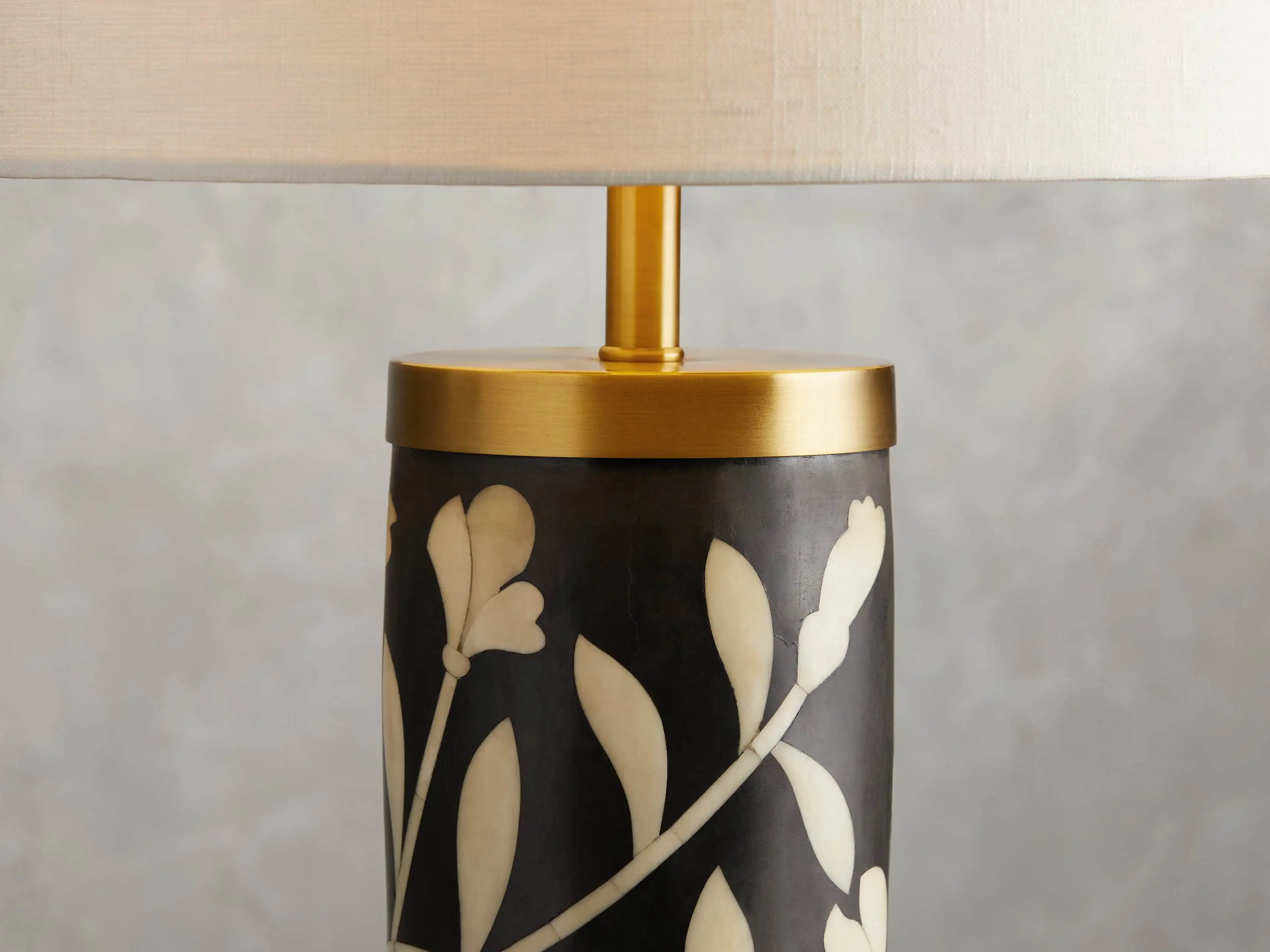 Divya Table Lamp in Night | Arhaus
