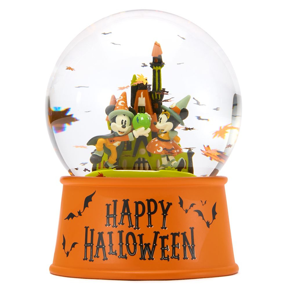Mickey and Minnie Mouse Halloween Mini Snowglobe | Disney Store