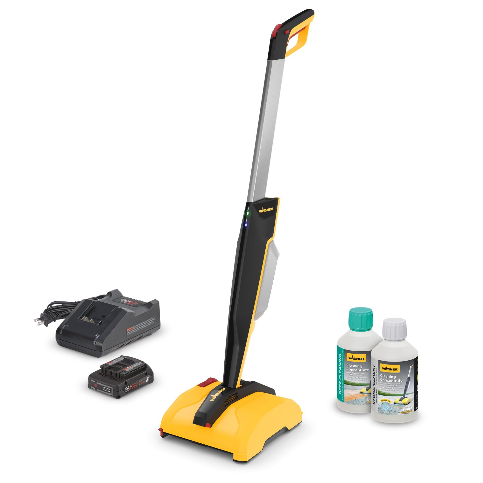 Wagner Spraytech (2469828) Levaro Powerbrush 18V Cordless Outdoor Patio and Deck Cleaner with inc... | Amazon (US)