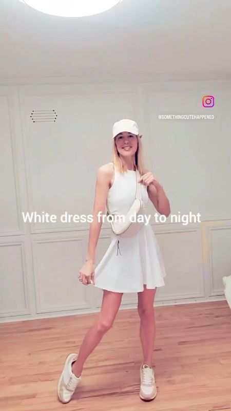 I’m wearing a small in this adorable white dress 🥰
Styling it from day to night
Baseball cap
Belt bag
Chunky sneakers
Add a jean jacket
For night: thrown on a blazer, add some pretty braided sandals, and a chain clutch bag 💕

Some cute happened 
White dress
Vacation outfits 
Date night
Day to night dress

#LTKunder50 #LTKstyletip #LTKunder100