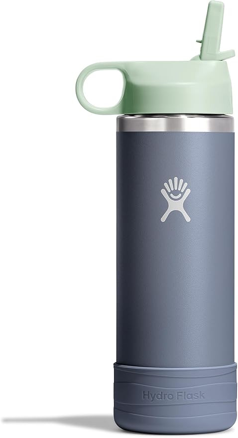 Hydro Flask Kids Water Bottle for School - Stainless Steel and Insulated with Straw Cap - 18 Oz i... | Amazon (US)