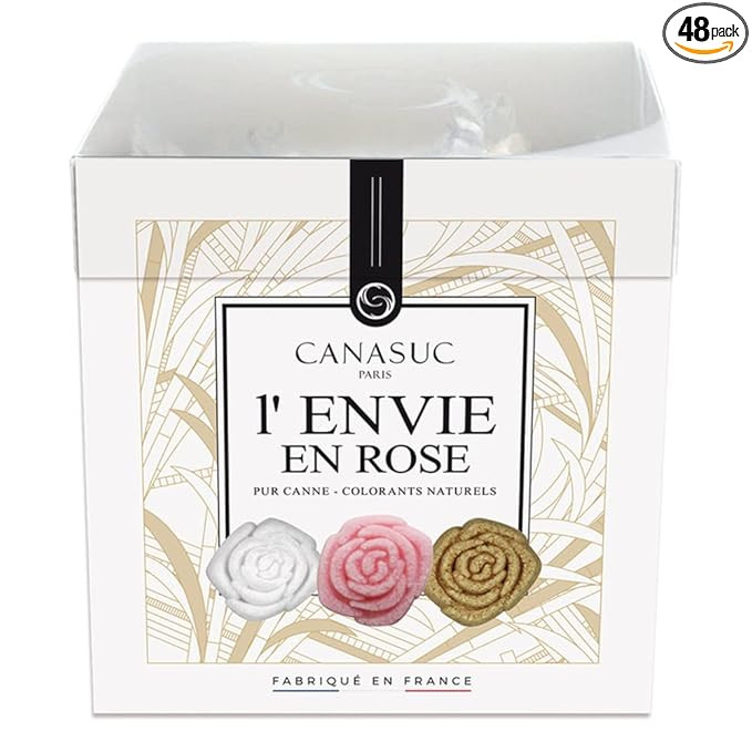 Canasuc Paris, L’Envie en Rose | Pur Sucre de Canne | Box of 48 Assorted and Individually Wrapp... | Amazon (US)