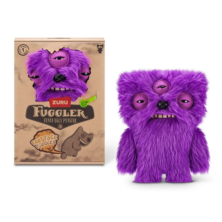 Fuggler Fart Face 9 inch (Alien) Soft Plush, Funny Ugly Monster Stuffed Animal Toy by ZURU | Walmart (US)