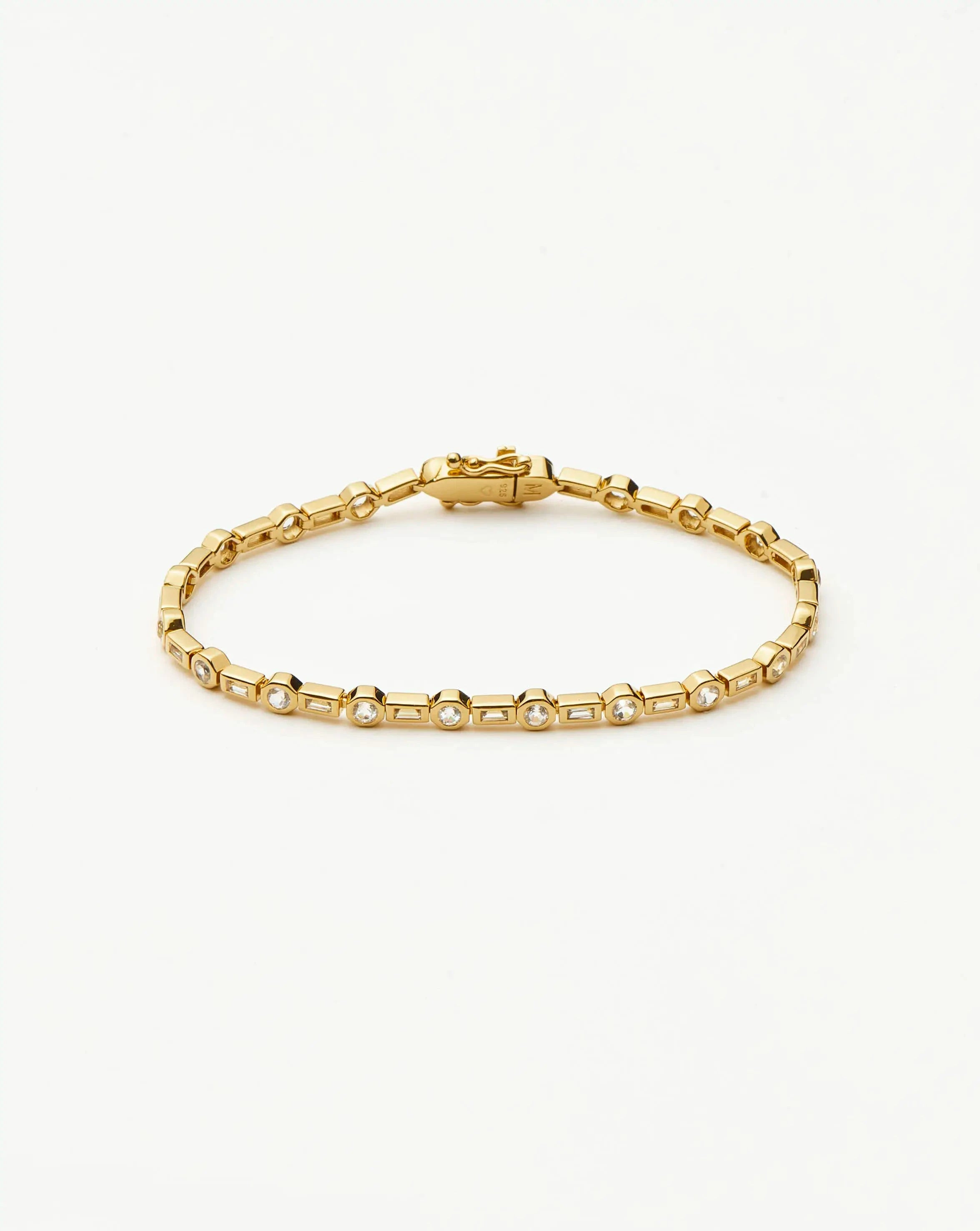 Lucy Williams Tennis Bracelet - 18ct Gold Vermeil | Missoma | Missoma UK