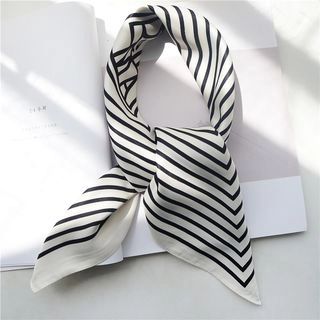 Printed Neck Scarf White - One Size | YesStyle Global
