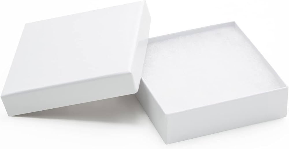 Magicool 20 Pack 3.5x3.5x1 Inch Cardboard Jewelry Boxes,Used for Necklaces,Bracelets,Earrings,Jew... | Amazon (US)