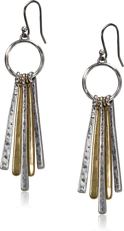 Lucky Brand Metal Paddle Drop Earrings | Amazon (US)