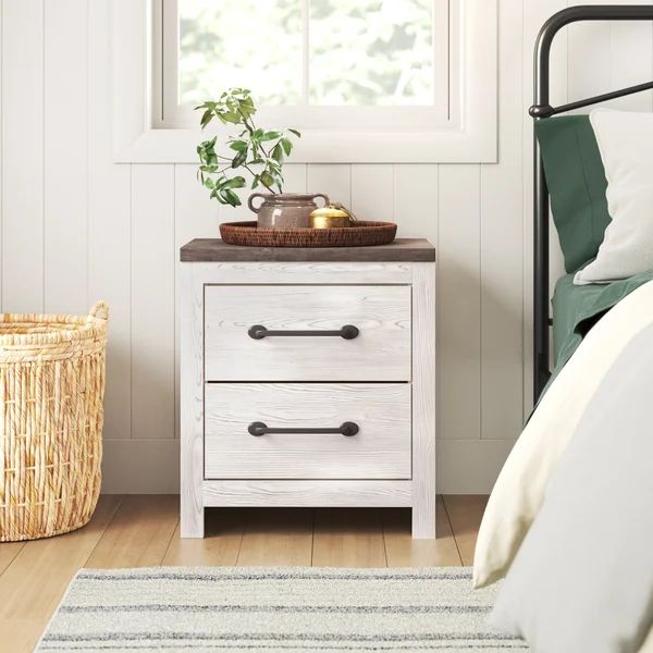 Smith Solid + Manufactured Wood Nightstand | Wayfair North America