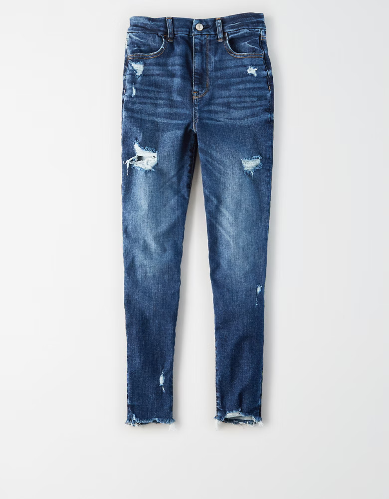 AE Ne(x)t Level Curvy Super High-Waisted Jegging Crop | American Eagle Outfitters (US & CA)