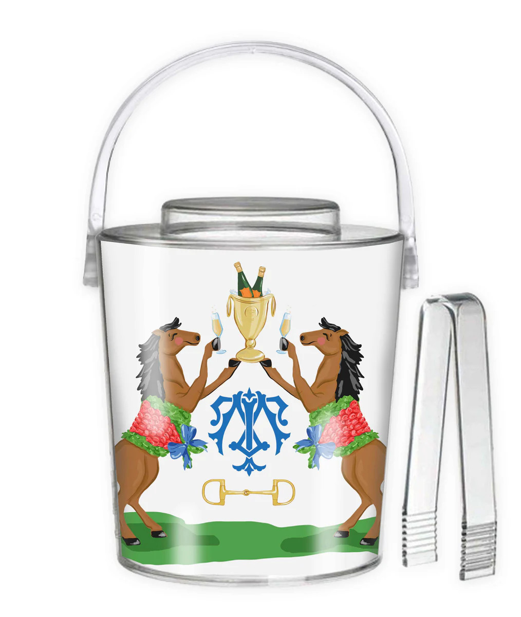 Winner's Circle, Bubbles, Personalized Ice Bucket | Taylor Beach Design