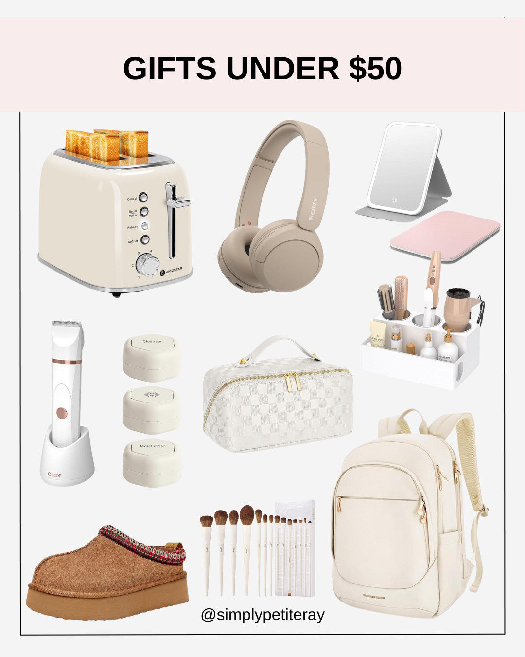 Gifts under $50

#GiftGuide #GiftGuideForHer 

 #LTKGiftGuide #LTKHoliday #LTKSeasonal