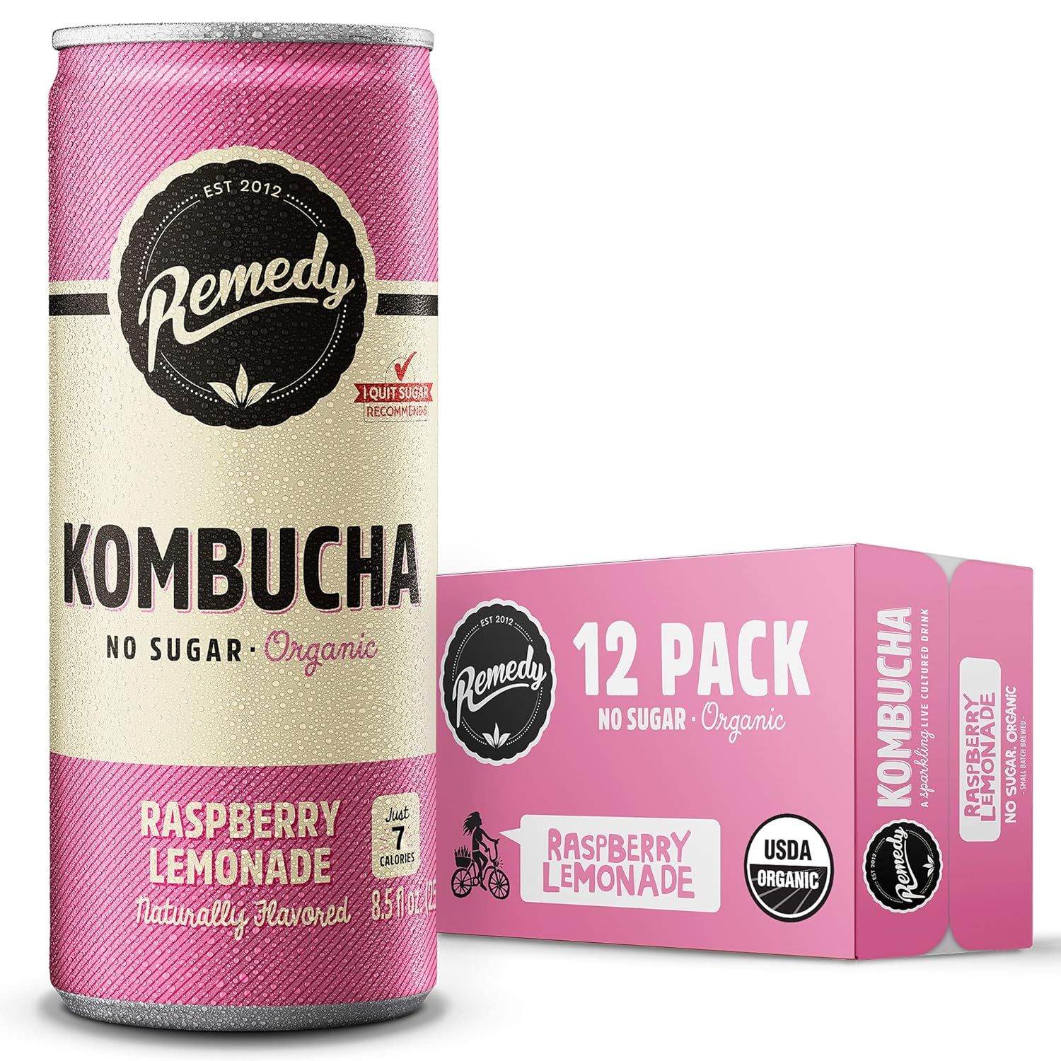 Remedy Kombucha Tea Organic Drink - Sugar Free, Keto, Vegan & Gluten Free - Sparkling Live Cultur... | Amazon (US)