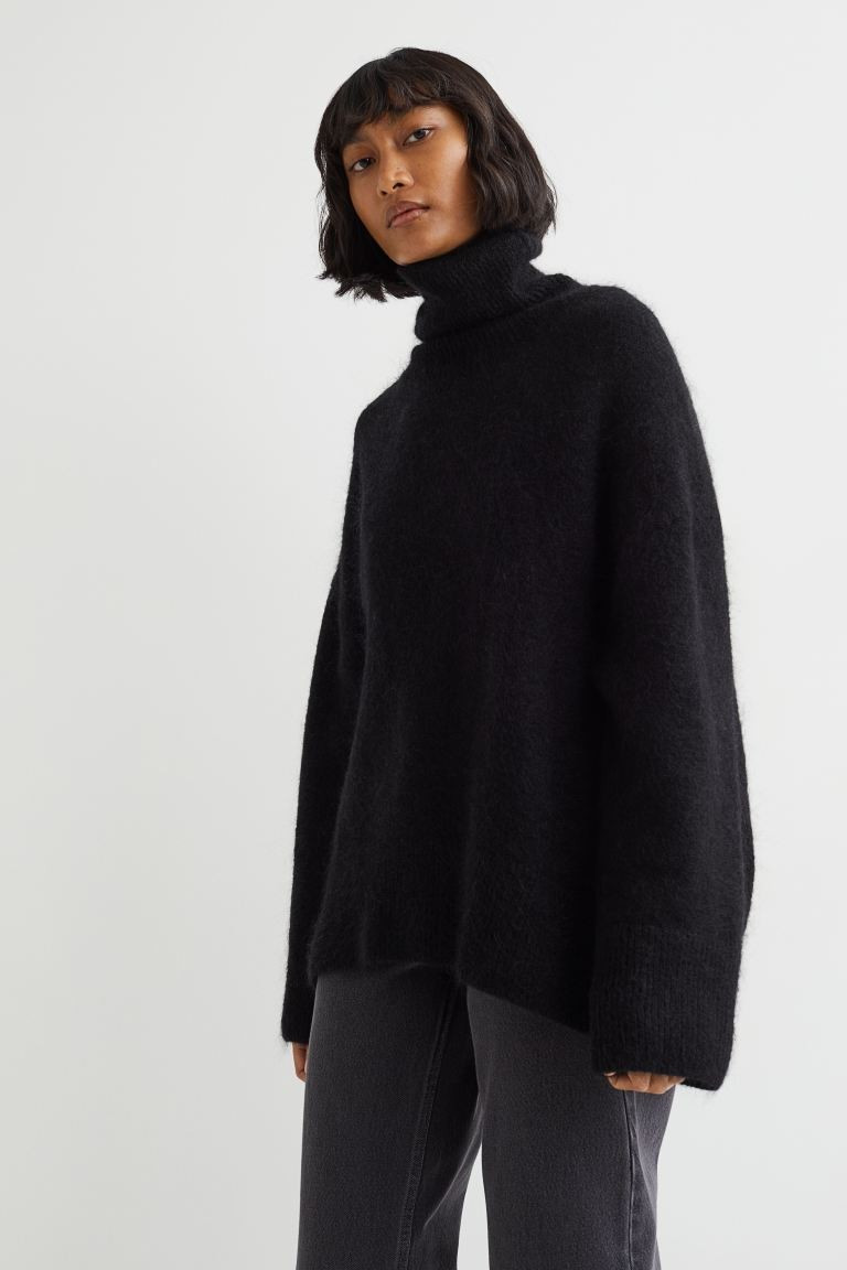 Rollkragenpullover aus Wollmix | H&M (DE, AT, CH, NL, FI)