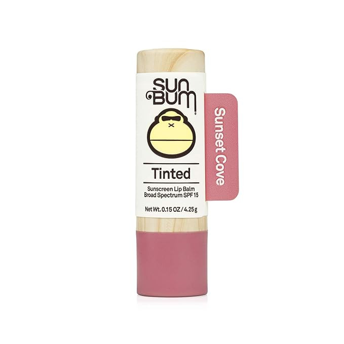 Sun Bum Tinted Lip Balm Sunset Cove | SPF 15 | UVA / UVB Broad Spectrum Protection | Sensitive Sk... | Amazon (US)