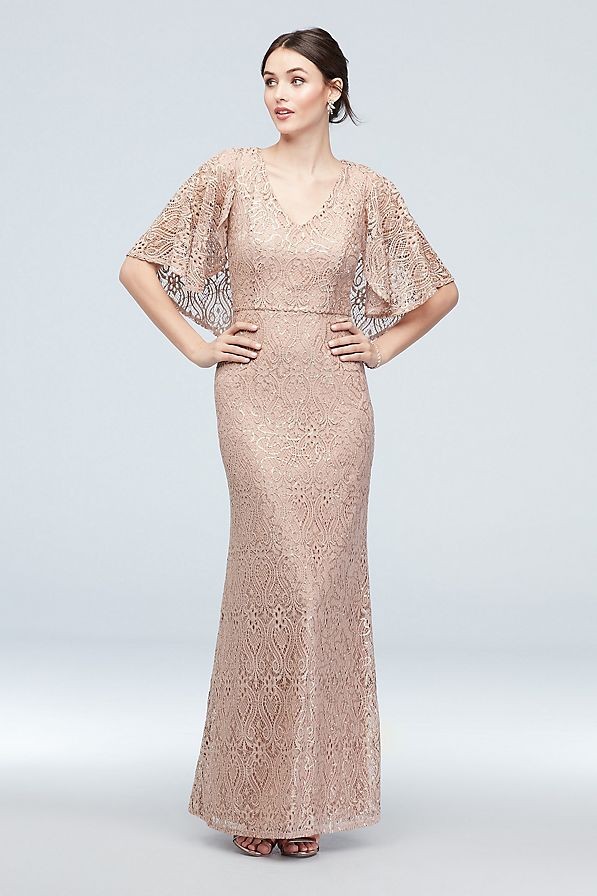 rose gold wedding dresses for mother of the bride