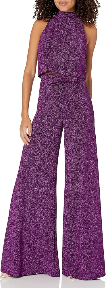 Black Halo womens Odilia 2pc Jumpsuit | Amazon (US)